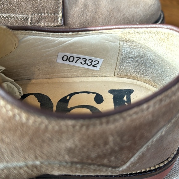 1901 Nordstrom Round Roe Oxford Suede Lace Up Dress Shoes Men's 8M - Picture 8 of 11